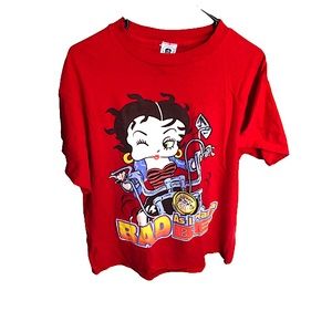 Betty Boop Red Men’s Graphic T-shirt